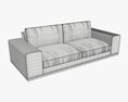 Sofa Modern Two Seat 3D модель