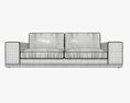 Sofa Modern Two Seat 3D-Modell