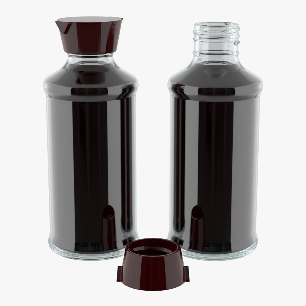 Soy Sauce Bottle 06 3D модель