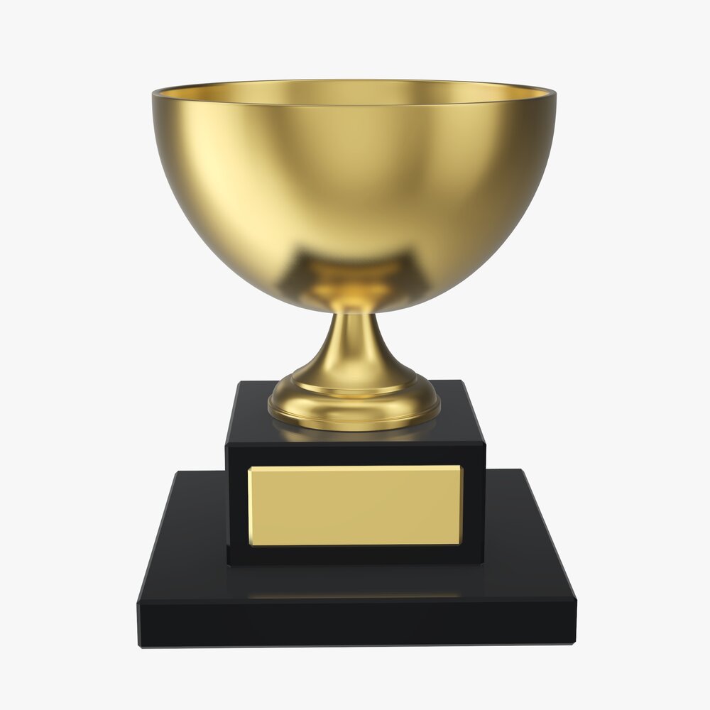 Trophy Cup 02 3D 모델 
