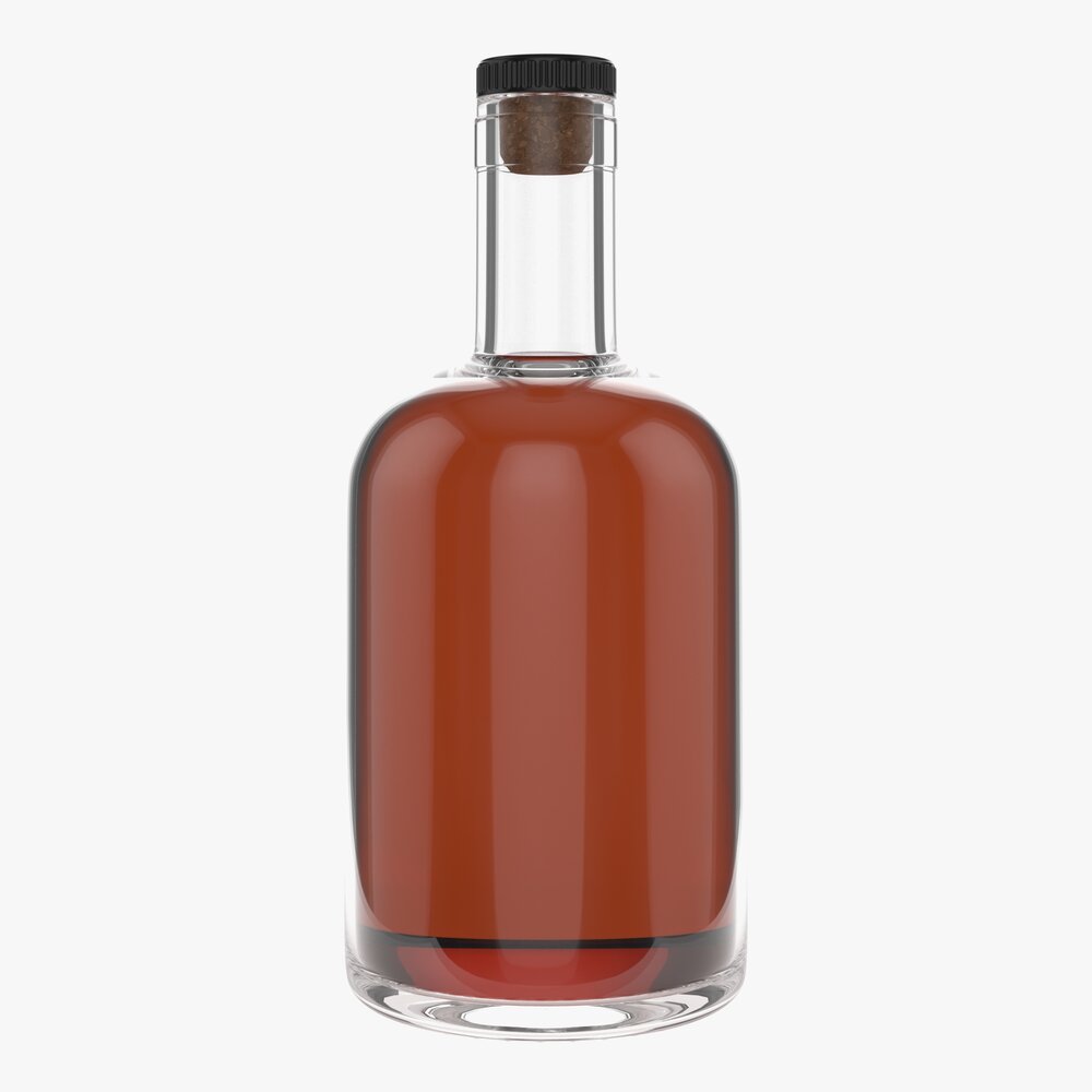 Whiskey Bottle 01 3D модель