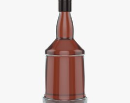 Whiskey Bottle 02 3D-Modell