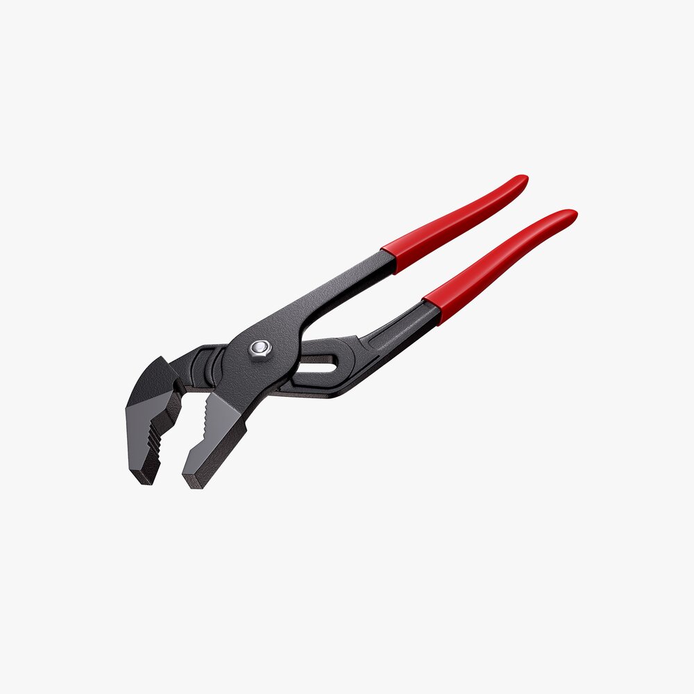 Groove Joint Water Pump Pliers 3D-Modell
