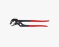 Groove Joint Water Pump Pliers 3D 모델 