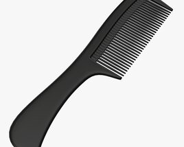Wide Tooth Hair Comb 3D模型