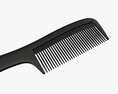Wide Tooth Hair Comb 3d model