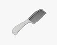 Wide Tooth Hair Comb 3D-Modell
