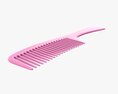 Wide Tooth Hair Comb 2 3d model