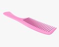 Wide Tooth Hair Comb 2 3d model