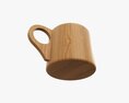 Wooden Mug Tableware 3Dモデル