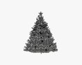 Artificial Fir Tree Decorated 02 3Dモデル