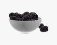 Blackberry In Bowl 3D модель