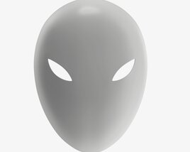 Blank Mask 3D 모델 