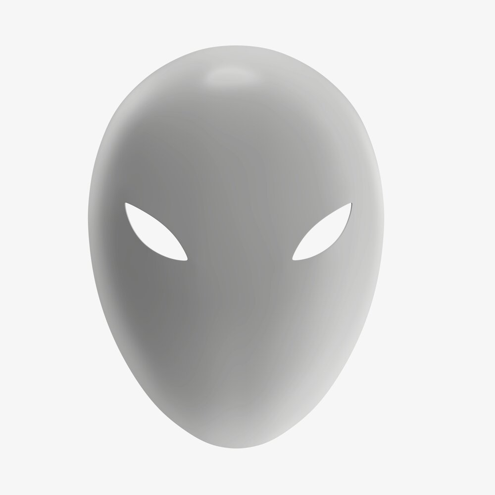 Blank Mask 3D-Modell