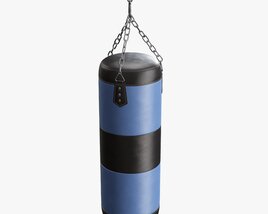 Ceiling Boxing Punch Bag 3D model
