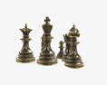Chess Pieces 3D模型