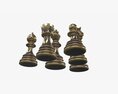 Chess Pieces Modèle 3d