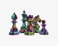 Chess Pieces 3D модель