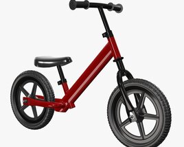 Children Classic Balance Bike Modèle 3D
