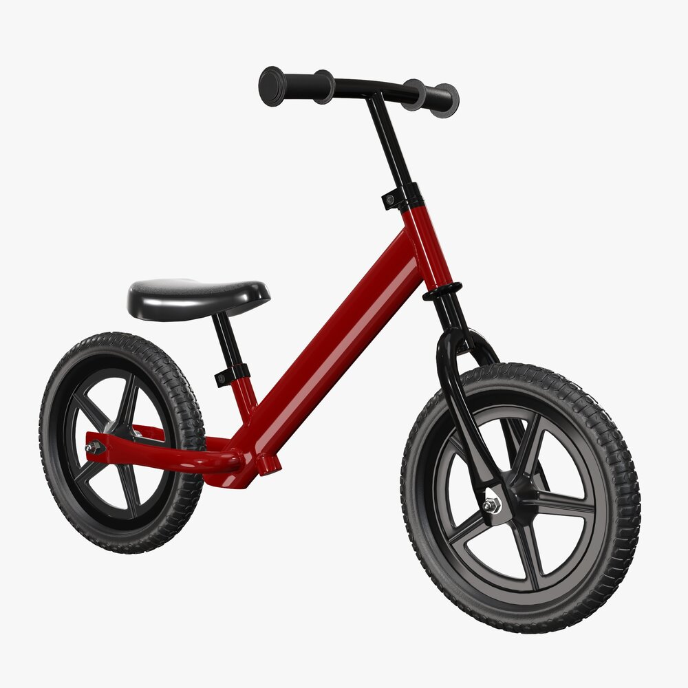 Children Classic Balance Bike Modello 3D