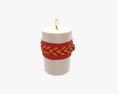 Christmas Candle Diy 01 3D-Modell