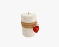 Christmas Candle Diy 02 3D-Modell