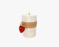 Christmas Candle Diy 02 3D-Modell