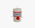 Christmas Candle Diy 04 3D модель
