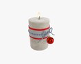 Christmas Candle Diy 04 3D-Modell