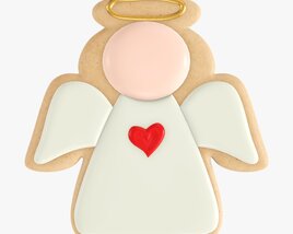Christmas Cookie Angel 3Dモデル