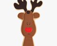 Christmas Cookie Deer Modelo 3D