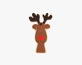 Christmas Cookie Deer Modelo 3d