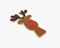 Christmas Cookie Deer Modèle 3d