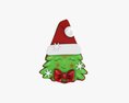 Christmas Cookie Fir Tree 01 3D 모델 