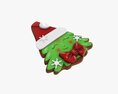 Christmas Cookie Fir Tree 01 3Dモデル