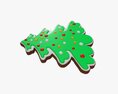Christmas Cookie Fir Tree 02 3D модель