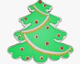 Christmas Cookie Fir Tree 03 Modello 3D