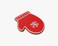 Christmas Cookie Glove Modelo 3d