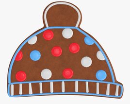 Christmas Cookie Hat Modelo 3d