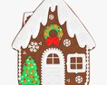 Christmas Cookie House Modèle 3d