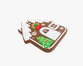 Christmas Cookie House 3d model