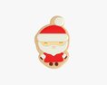 Christmas Cookie Santa Claus Modelo 3D