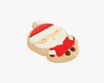 Christmas Cookie Santa Claus Modello 3D