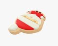 Christmas Cookie Santa Claus Modello 3D