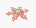 Christmas Cookie Snowflake Modèle 3d
