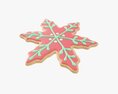 Christmas Cookie Snowflake Modèle 3d