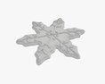 Christmas Cookie Snowflake 3Dモデル