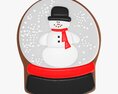Christmas Cookie Snowman 3 3d model