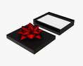 Christmas Gift Card In Box 01 3D 모델 