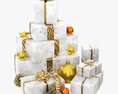 Christmas Gifts With Decorations 01 Modello 3D